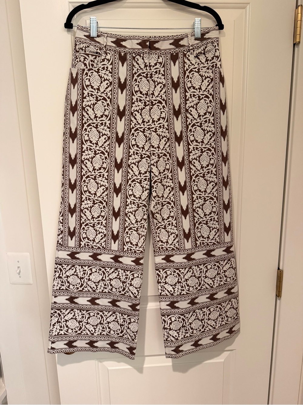 Julia Amory printed wide leg pants